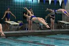 Swimming vs CGA  Wheaton College Swimming & Diving vs Coast Guard Academy. - Photo By: KEITH NORDSTROM : Wheaton, Swimming, diving